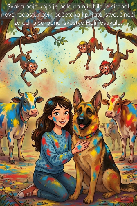 Animacija, Holi, Indija, Sandra i Aleks